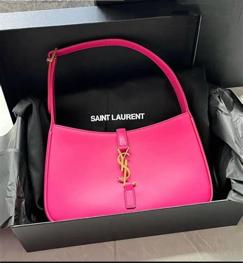 saint laurent pink purse|ysl pink shoulder bag.